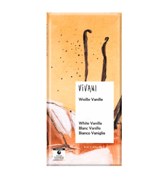 VIVANIs Bio-Schokolade Weiße Vanille