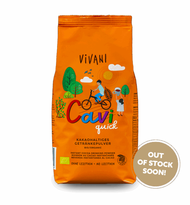 cavi-quick-instant-chocolate-powder-vegan-vivani-organic-chocolate Vegan instant chocolate powder