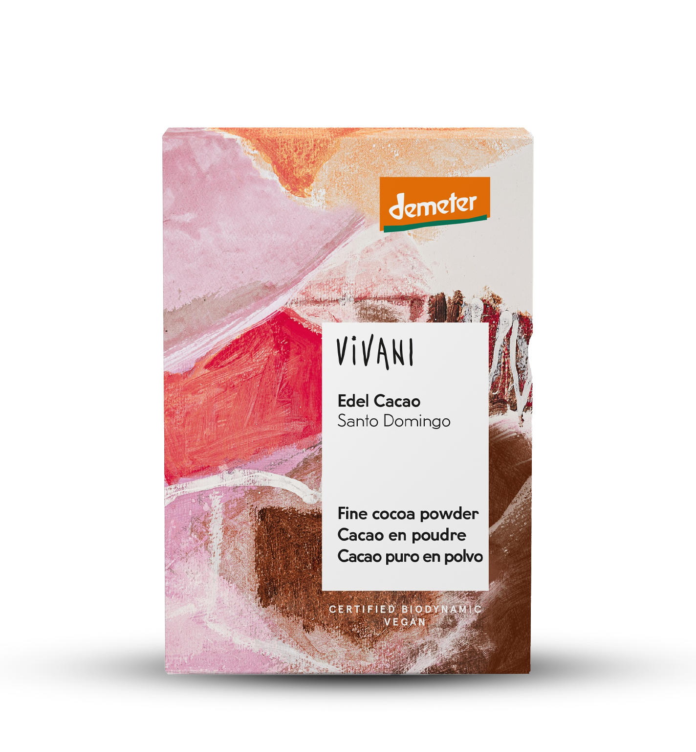 The Fine Cocoa Powder from VIVANI Organic Chocolate is fat-reduced, vegan and certified biodynamic.