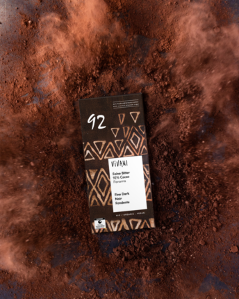feine-bitter-92-prozent-cacao-kokosbluetenzucker-vivani-bio-schokolade Die Tafel